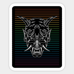 White Lines Shinigami Sticker